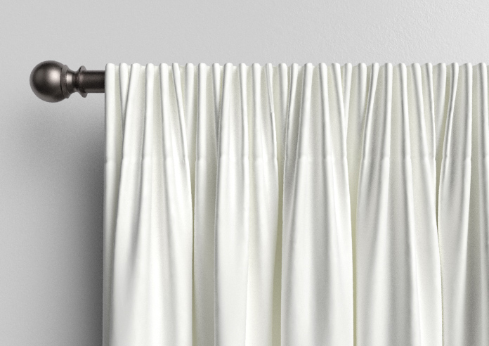 Premier Velvet (Thermal Blackout), Snow White - Made to Measure Curtains - Image 9